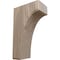 Ekena Millwork 3 1/2"W x 6"D x 10"H Clarksville Bracket, Walnut BKTW04X06X10CVWA - alternate 1